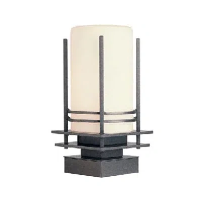 Hubbardton Forge 3" H Pier Mount Base In Coastal Dark Smoke