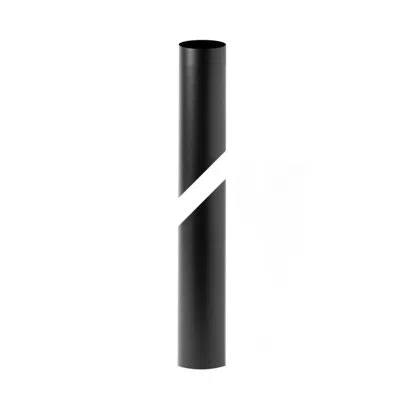 Hubbardton Forge 7' Round Outdoor Post In Coastal Oil Rubbed Bronze