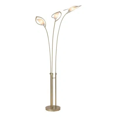 Hubbardton Forge Aerial Torchiere - Frosted Glass Shade In White