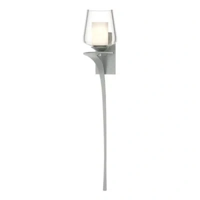 Hubbardton Forge Antasia 1 - Light Wallchiere In Opal,vintage Platinum