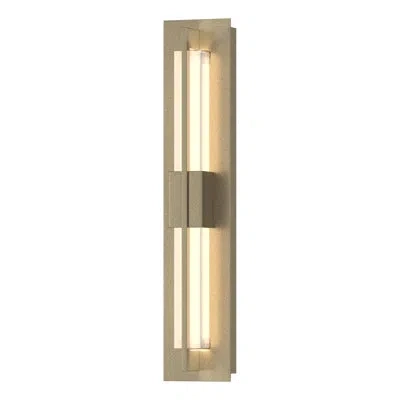 Hubbardton Forge Axis 2 - Light Led Flush Mounted Scone In Soft Gold