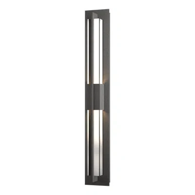 Hubbardton Forge Axis Led Outdoor Flush Mount In Natural Iron