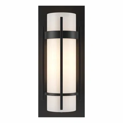 Hubbardton Forge Banded 1 - Light Flush Mounted Scone With Bars In Black