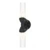 Hubbardton Forge Bow 2 - Light Dimmable Vanity Light In Black