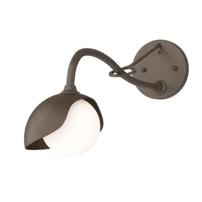 Hubbardton Forge Brooklyn 1 - Light Hardwired Armed Sconce In Bronze,bronze