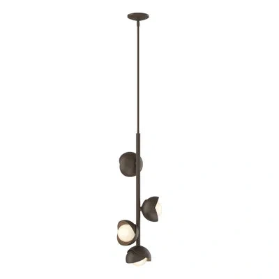 Hubbardton Forge Brooklyn 4 - Light Cluster Linear Pendant In Bronze,bronze