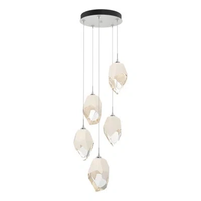 Hubbardton Forge Chrysalis 5 - Light Cluster Pendant In White,white