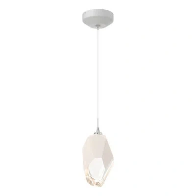 Hubbardton Forge Chrysalis Single Geometric Pendant In White,white