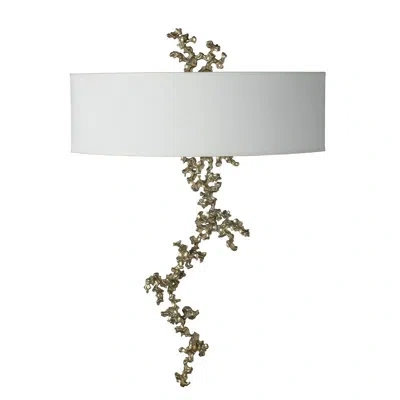 Hubbardton Forge Coral Sconce In White