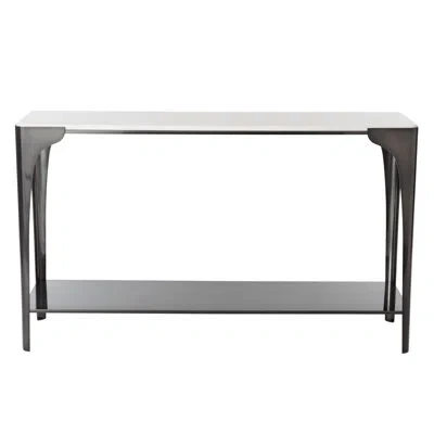 Hubbardton Forge Cove Marble Top Console Table In White