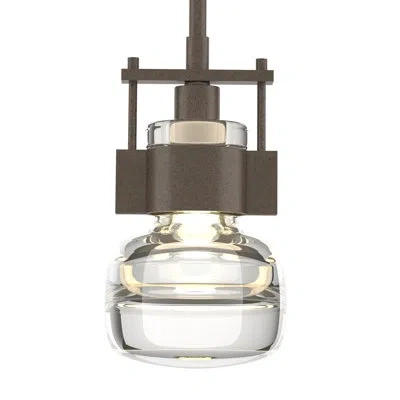 Hubbardton Forge Cuff 1 - Light Single Globe Pendant In Bronze