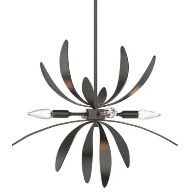 Hubbardton Forge Dahlia 4 - Light Sputnik Novelty Pendant In Oil Rubbed Bronze