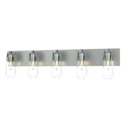 Hubbardton Forge Eos 5 - Light Dimmable Vanity Light In Vintage Platinum