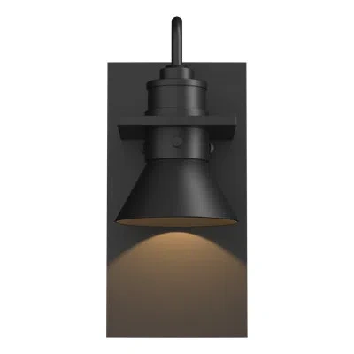 Hubbardton Forge Erlenmeyer 1 - Bulb Outdoor Barn Light In Coastal Black,coastal Black