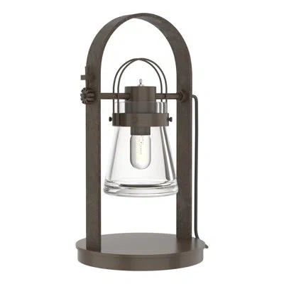 Hubbardton Forge Erlenmeyer 19.4" Table Lamp In Bronze