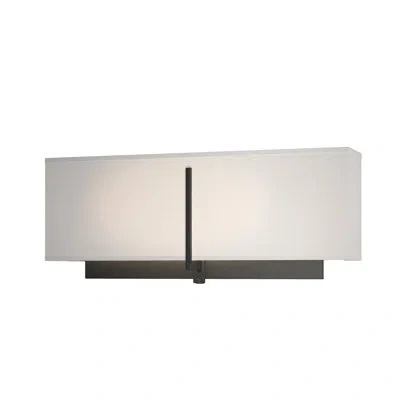 Hubbardton Forge Exos 2 - Light Flush Mounted Sconce In Flax,black