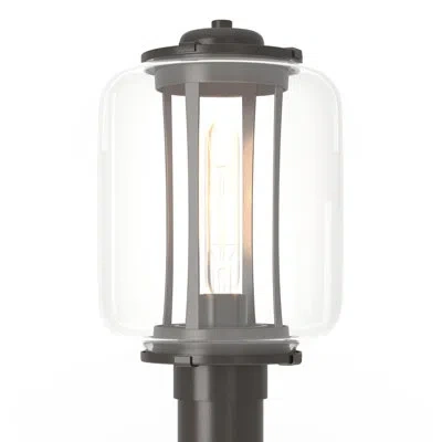 Hubbardton Forge Fairwinds Outdoor Post Light - Clear Glass In Coastal Oil Rubbed Bronze