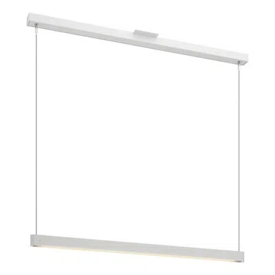 Hubbardton Forge Fold 1 - Light Kitchen Island Linear Led Pendant In White