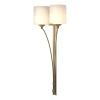 Hubbardton Forge Formae 2 - Light Dimmable Wallchiere In Soft Gold,opal