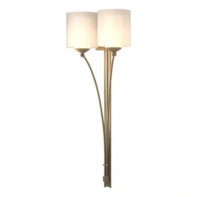 Hubbardton Forge Formae 2 - Light Dimmable Wallchiere In Soft Gold,opal
