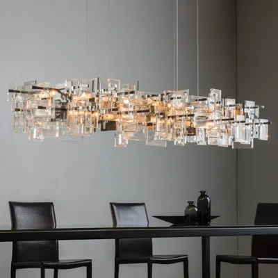 Hubbardton Forge Fusion Pendant In Dark Smoke
