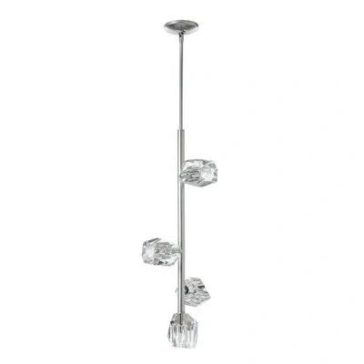 Hubbardton Forge Gatsby 4 - Light Cluster Geometric Pendant In Bronze
