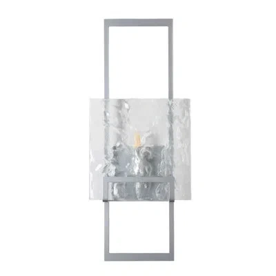 Hubbardton Forge Geo Sconce - Glass In Frosted Glass,white