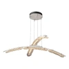 Hubbardton Forge Glissade 2 - Light Unique Modern Linear Led Pendant In White