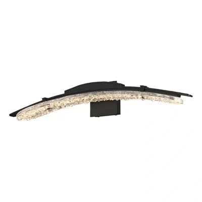 Hubbardton Forge Glissade Steel Led Armed Sconce In Black