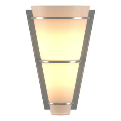 Hubbardton Forge Half Cone 1 - Light Flush Mounted Sconce In Vintage Platinum