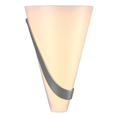 Hubbardton Forge Half Cone Sconce In Vintage Platinum
