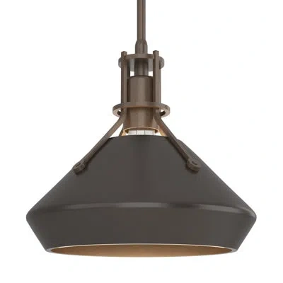 Hubbardton Forge Henry With Chamfer Pendant In Bronze,oil Rubbed Bronze
