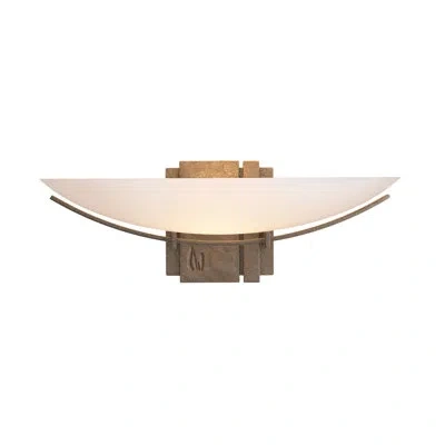 Hubbardton Forge Impressions 1 - Light Half Moon Sconce In Bronze
