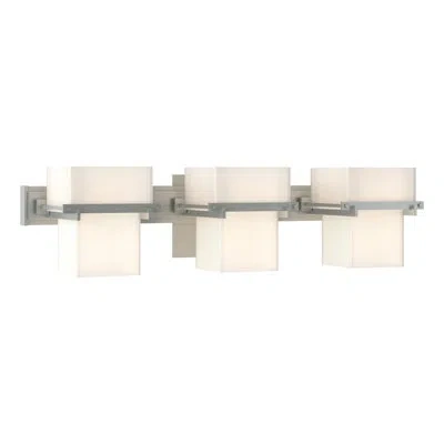 Hubbardton Forge Kakomi 3 Light Sconce In Vintage Platinum