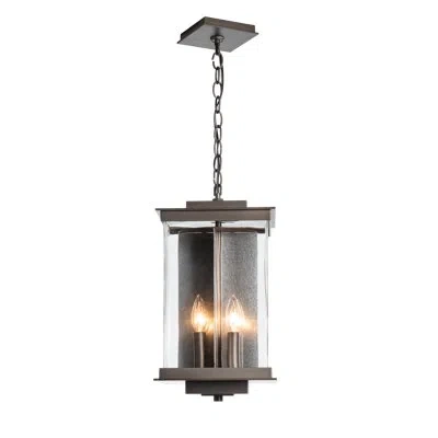 Hubbardton Forge Kingston 4 - Light Outdoor Hanging Lantern In Coastal White;coastal White