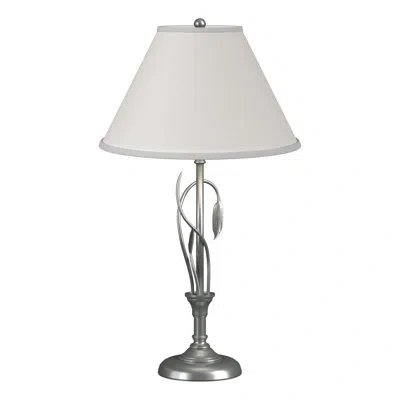 Hubbardton Forge Leaf 26.4'' Table Lamp In Vintage Platinum