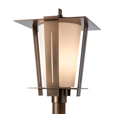 Hubbardton Forge Linea Outdoor Lantern Post Light In Coastal Bronze