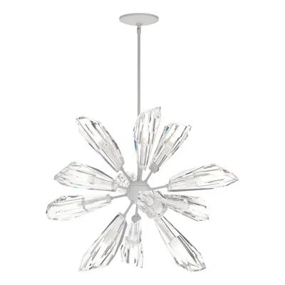 Hubbardton Forge Luma 12 - Light Chandelier In White