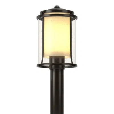Hubbardton Forge Meridian 1 - Light 14.4" H Hardwired Lantern Head In Coastal Oil Rubbed Bronze