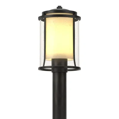 Hubbardton Forge Meridian Outdoor 1-light Lantern Head In Coastal Black