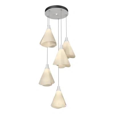 Hubbardton Forge Mobius - Light Cluster Pendant In White