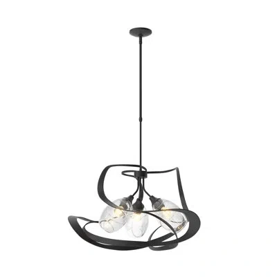 Hubbardton Forge Nest 3 - Light Unique/statement Novelty Chandelier In Black