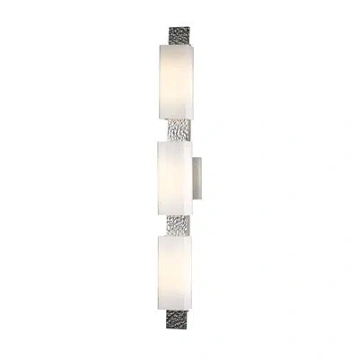 Hubbardton Forge Oceanus 3 Light Sconce In Sterling