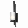 Hubbardton Forge Ondrian 1 - Light Left Flush Mounted Sconce In Black