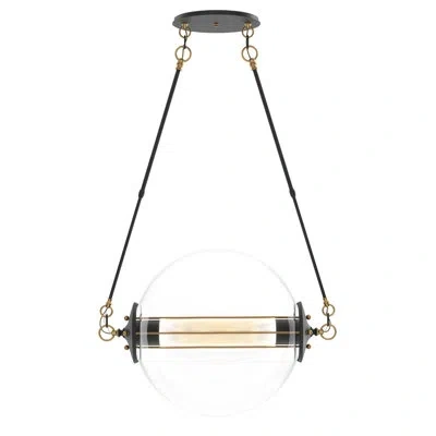 Hubbardton Forge Otto 2 - Light Unique Globe Chandelier In Clear With Frost