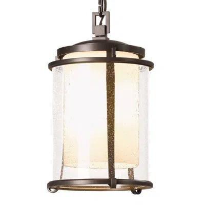 Hubbardton Forge Outdoor Hanging Lantern In Powder Coated Finish;coastal White