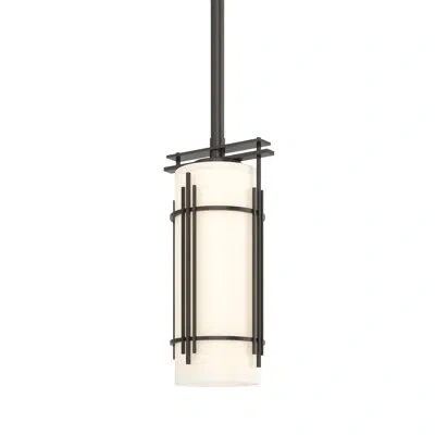 Hubbardton Forge Paralline Mini Pendant - Opal Glass In Oil Rubbed Bronze