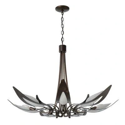 Hubbardton Forge Parasol 7 - Light Chandelier In White