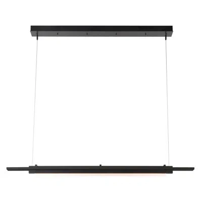 Hubbardton Forge Plank Led Pendant In Black,black