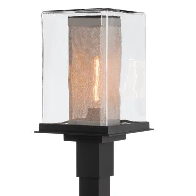 Hubbardton Forge Polaris 1-light 18" H Hardwired Lantern Head In Coastal Gold,coastal Gold